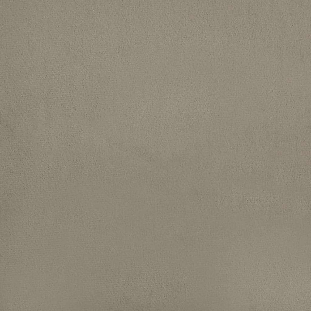 Panca Grigio Chiaro 110x76x80 cm in Velluto