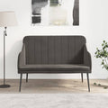 Panca Grigio Scuro 110x76x80 cm in Velluto
