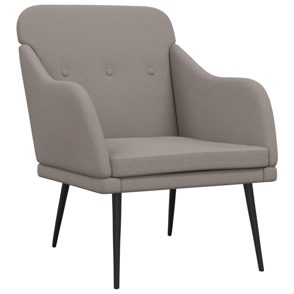 Poltrona Tortora 63x76x80 cm in Tessuto