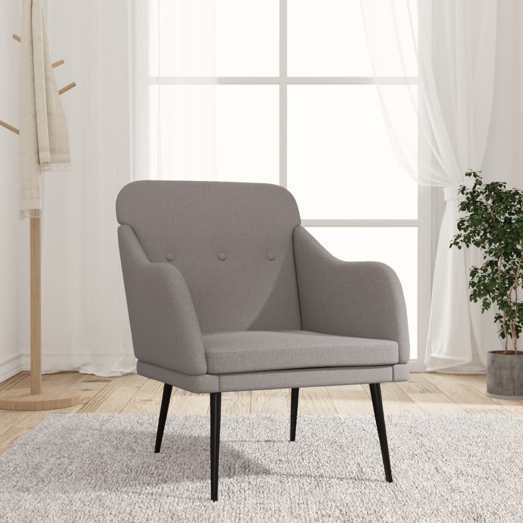 Poltrona Tortora 63x76x80 cm in Tessuto