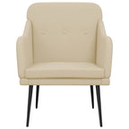 Poltrona Crema 63x76x80 cm in Tessuto