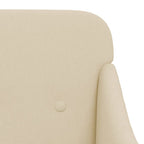 Poltrona Crema 63x76x80 cm in Tessuto