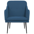 Poltrona Blu 63x76x80 cm in Tessuto