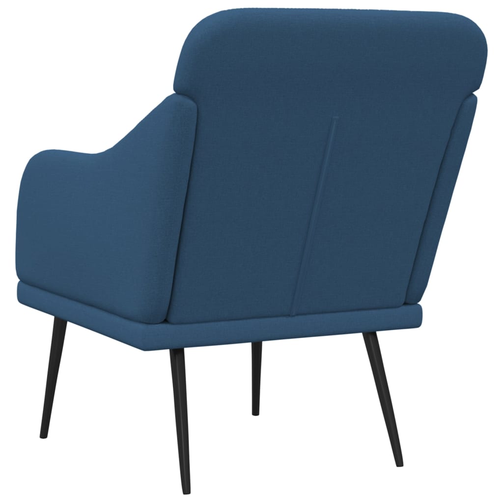Poltrona Blu 63x76x80 cm in Tessuto