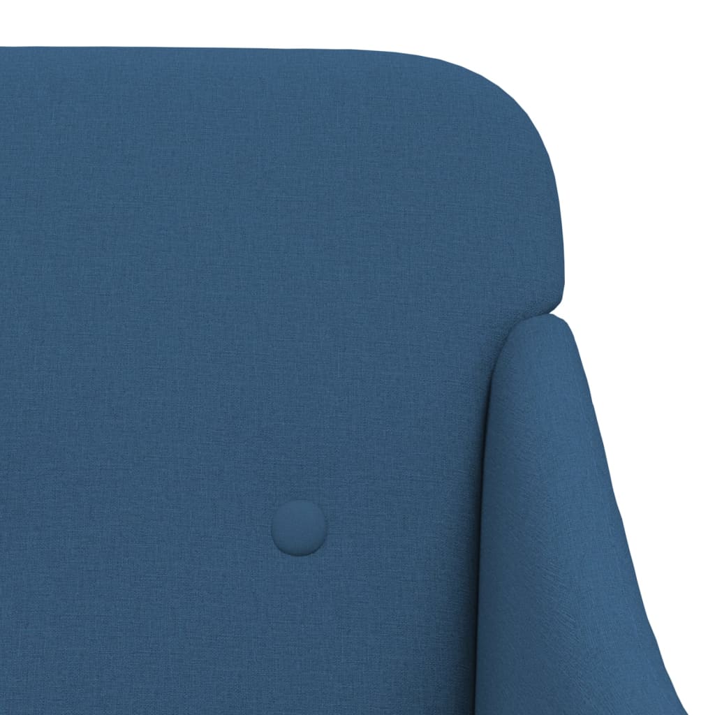 Poltrona Blu 63x76x80 cm in Tessuto
