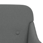 Panca Grigio Scuro 110x76x80 cm in Tessuto