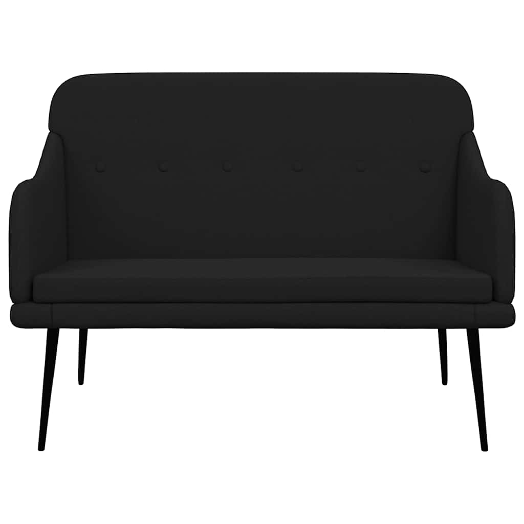 Panca Nera 110x76x80 cm in Tessuto