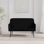 Panca Nera 110x76x80 cm in Tessuto
