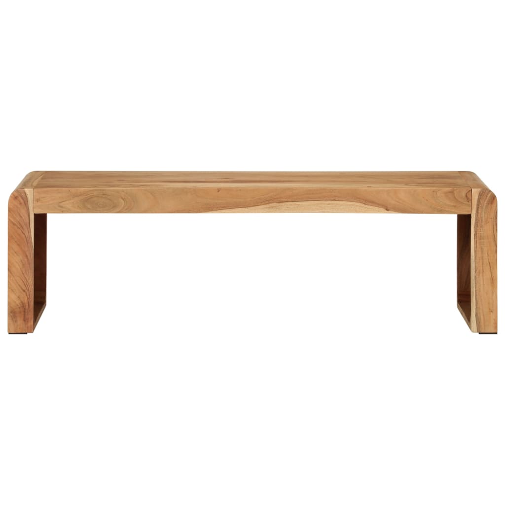 Mobile Porta TV 110x33x33 cm in Legno Massello di Acacia