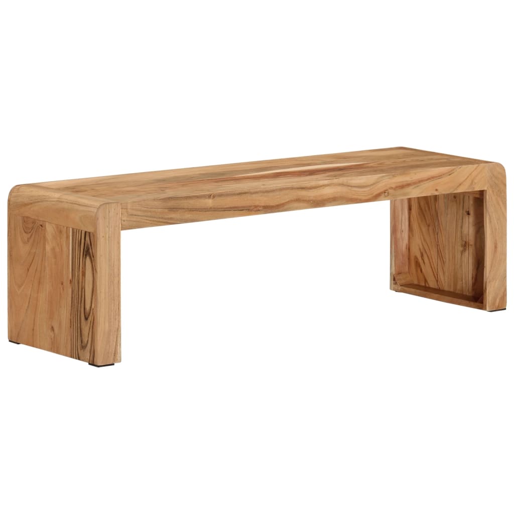 Mobile Porta TV 110x33x33 cm in Legno Massello di Acacia