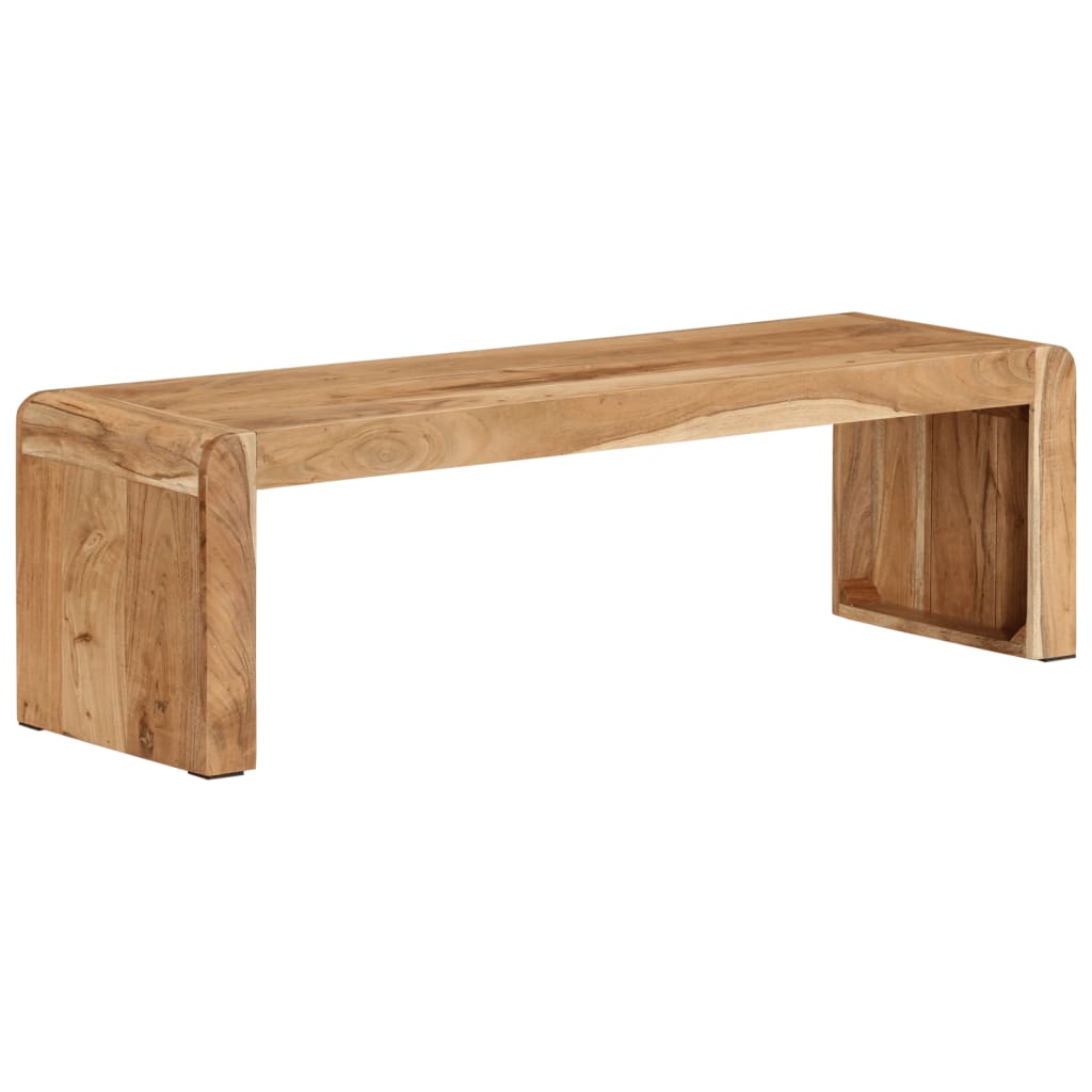 Mobile Porta TV 110x33x33 cm in Legno Massello di Acacia