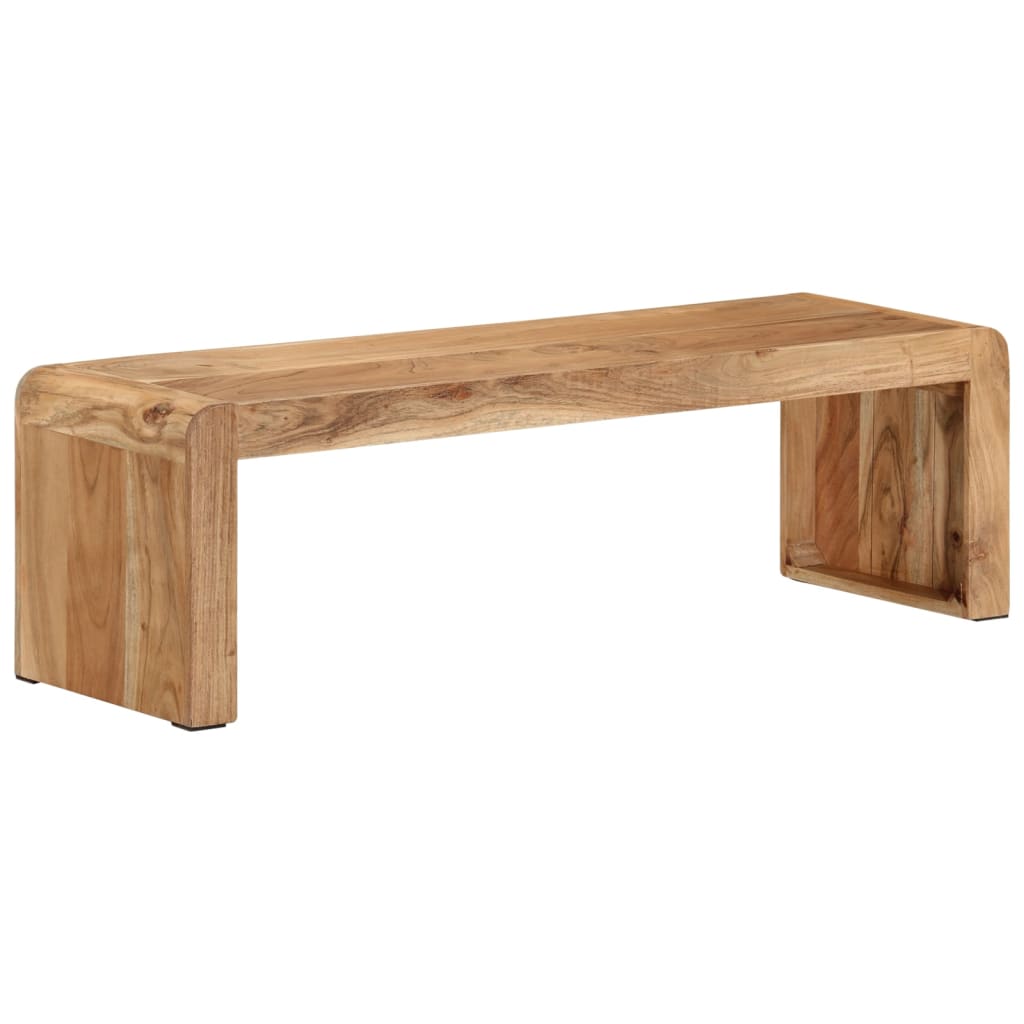 Mobile Porta TV 110x33x33 cm in Legno Massello di Acacia