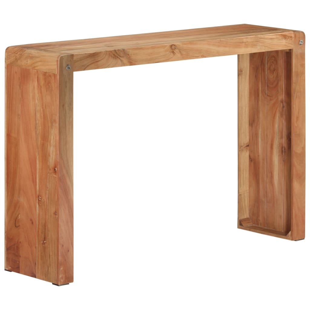 Tavolo Consolle 110x30x76 cm in Legno Massello di Acacia
