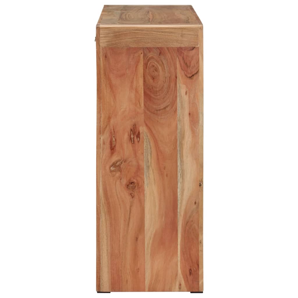 Tavolo Consolle 110x30x76 cm in Legno Massello di Acacia