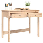 Scrivania con Cassetti 100x50x78 cm in Legno Massello di Pino