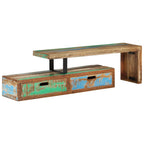 Mobile TV (118-200)x30x40 cm in Legno Massello di Recupero