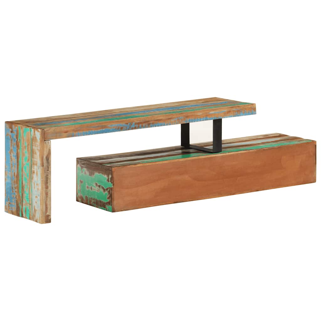 Mobile TV (118-200)x30x40 cm in Legno Massello di Recupero