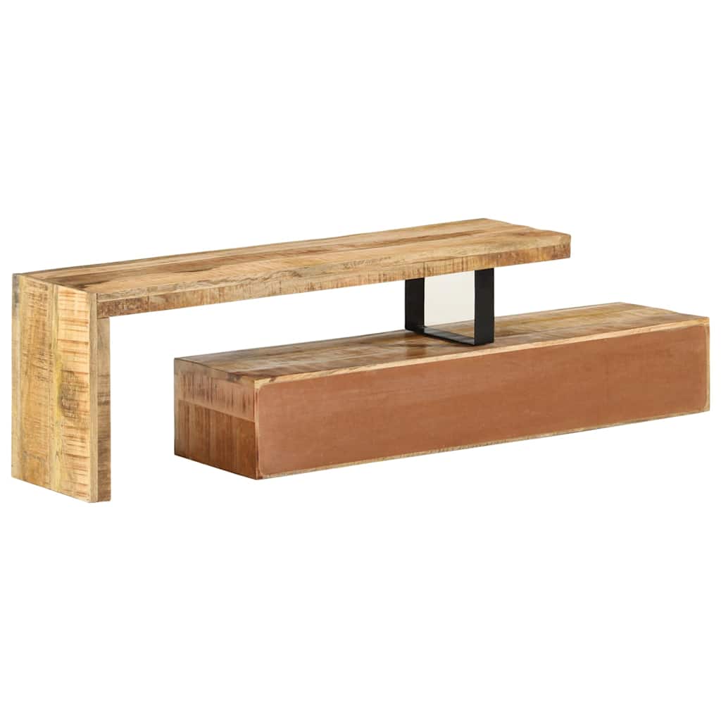 Mobile TV (118-200)x30x40 cm in legno massello di mango