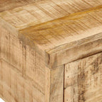 Mobile TV (118-200)x30x40 cm in legno massello di mango