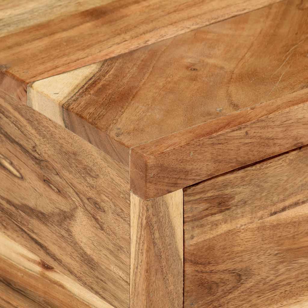 Mobile TV (118-200)x30x40 cm in legno massello di acacia