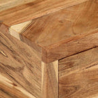 Mobile TV (118-200)x30x40 cm in legno massello di acacia