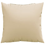 Cuscini per Divano 4 pz Beige 40x40 cm in Tessuto