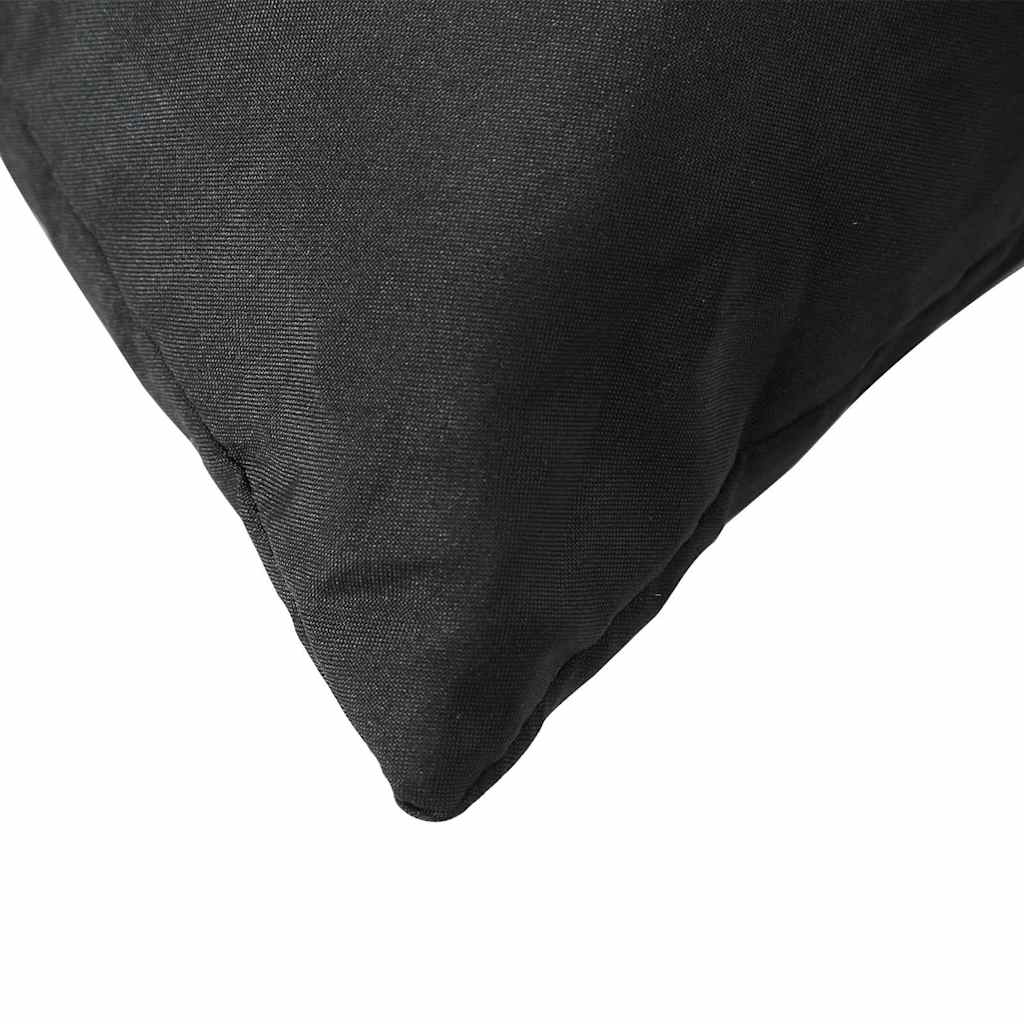 Cuscini per Divano 4 pz Neri 40x40 cm in Tessuto