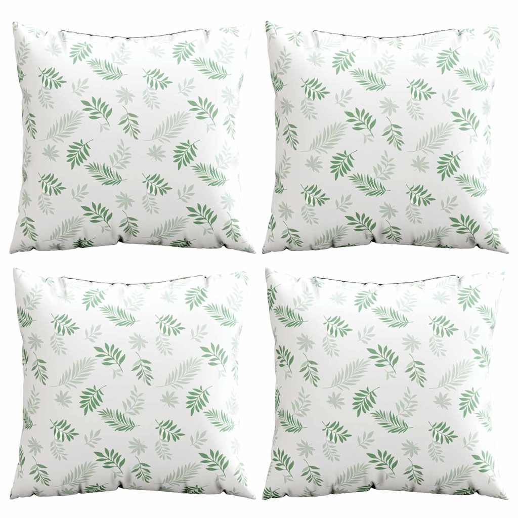 Cuscini Scatter Foglia 4 pcs Motivo Foglia 40 x 40 cm