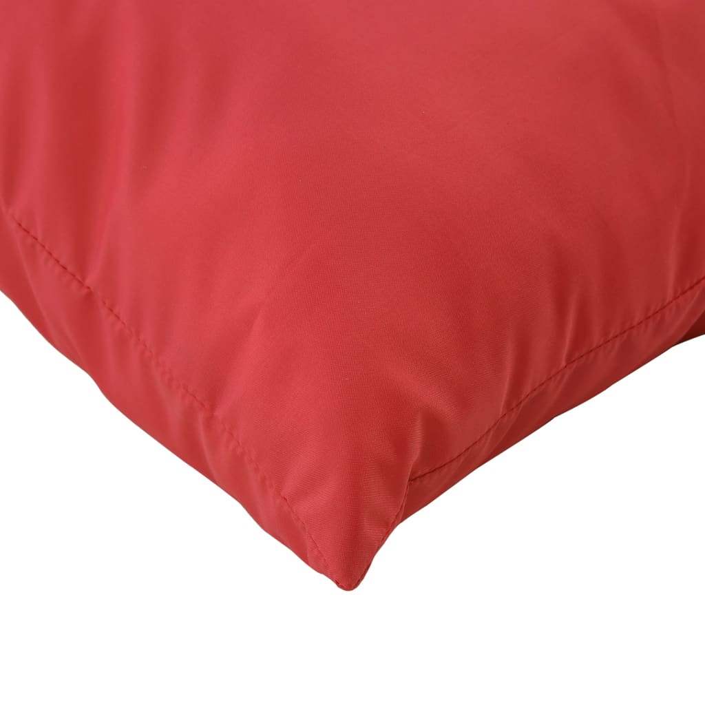Cuscini per Divano 4 pz Rossi 50x50 cm in Tessuto