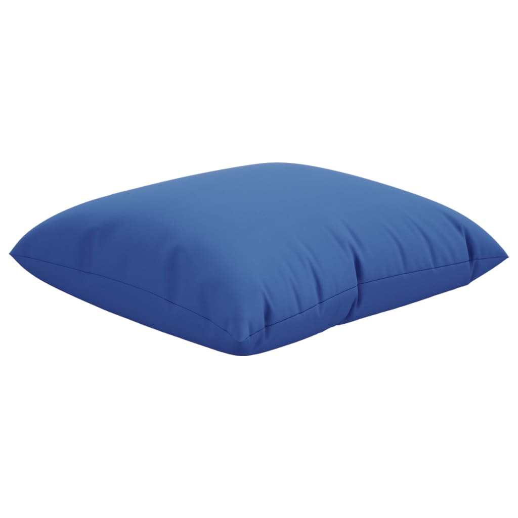 Cuscini per Divano 4 pz Blu Reale 50x50 cm in Tessuto