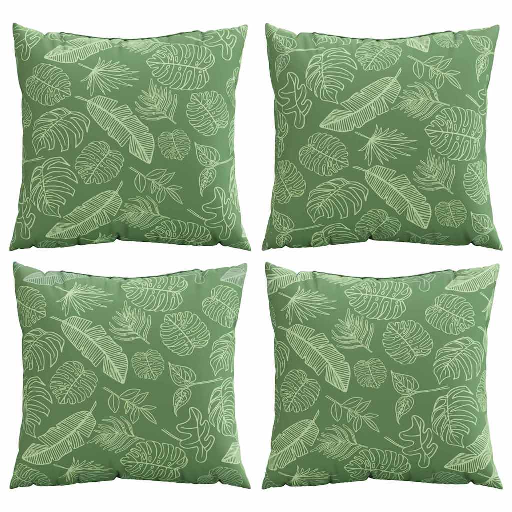 Cuscini Scatter Foglia 4 pcs Motivo Foglia 50 x 50 cm