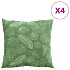 Cuscini Scatter Foglia 4 pcs Motivo Foglia 50 x 50 cm