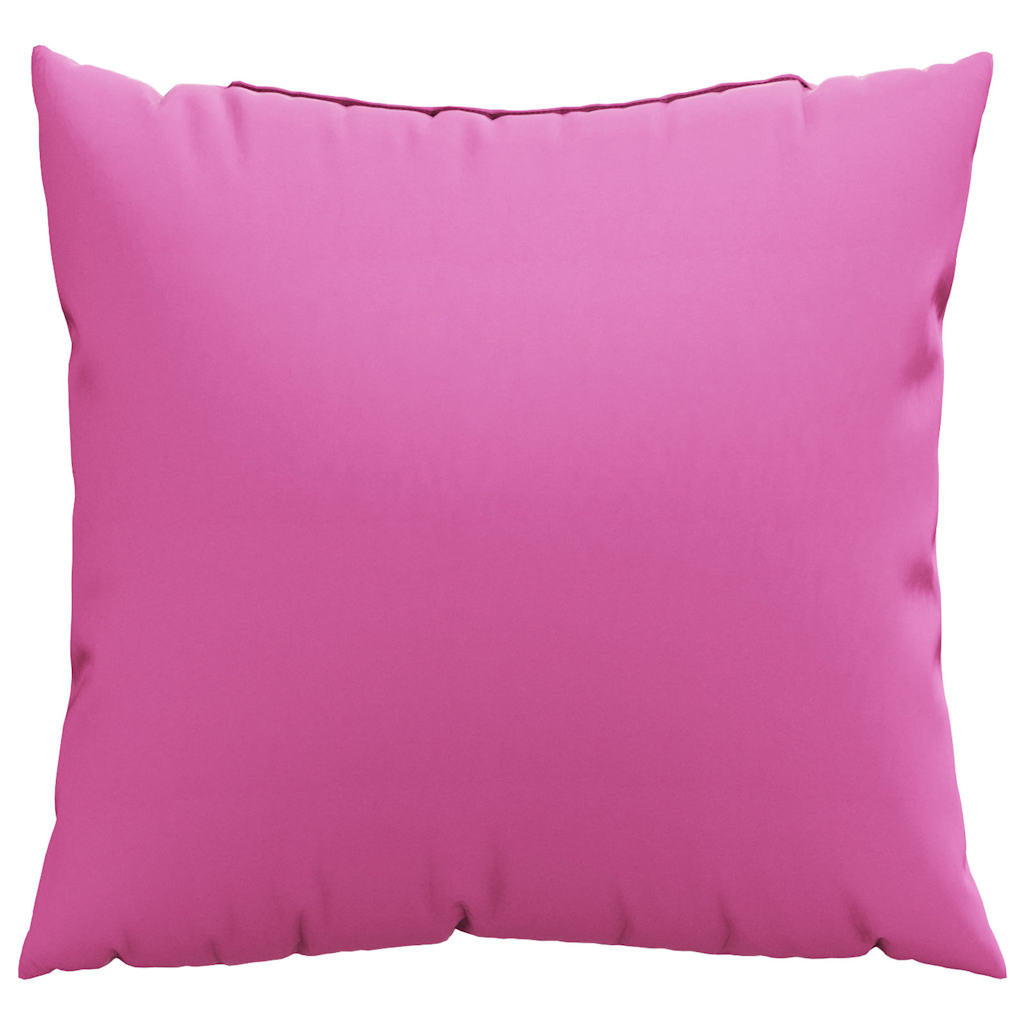 Cuscini Scatter 4 pcs Rosa 50 x 50 cm Tessuto in Poliestere