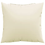Cuscini per Divano 4 pz Crema 60x60 cm in Tessuto