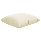 Cuscini per Divano 4 pz Crema 60x60 cm in Tessuto