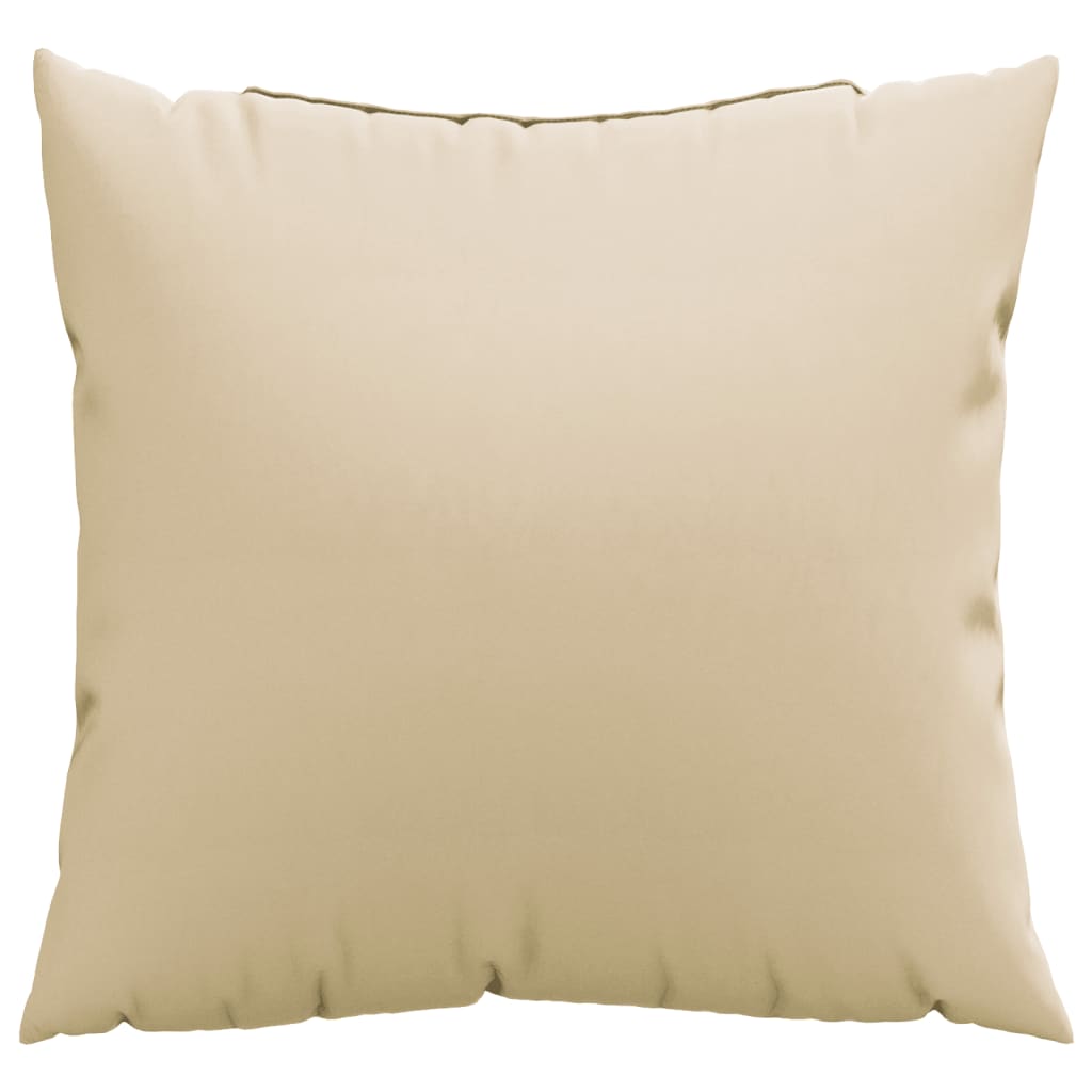 Cuscini per Divano 4 pz Beige 60x60 cm in Tessuto