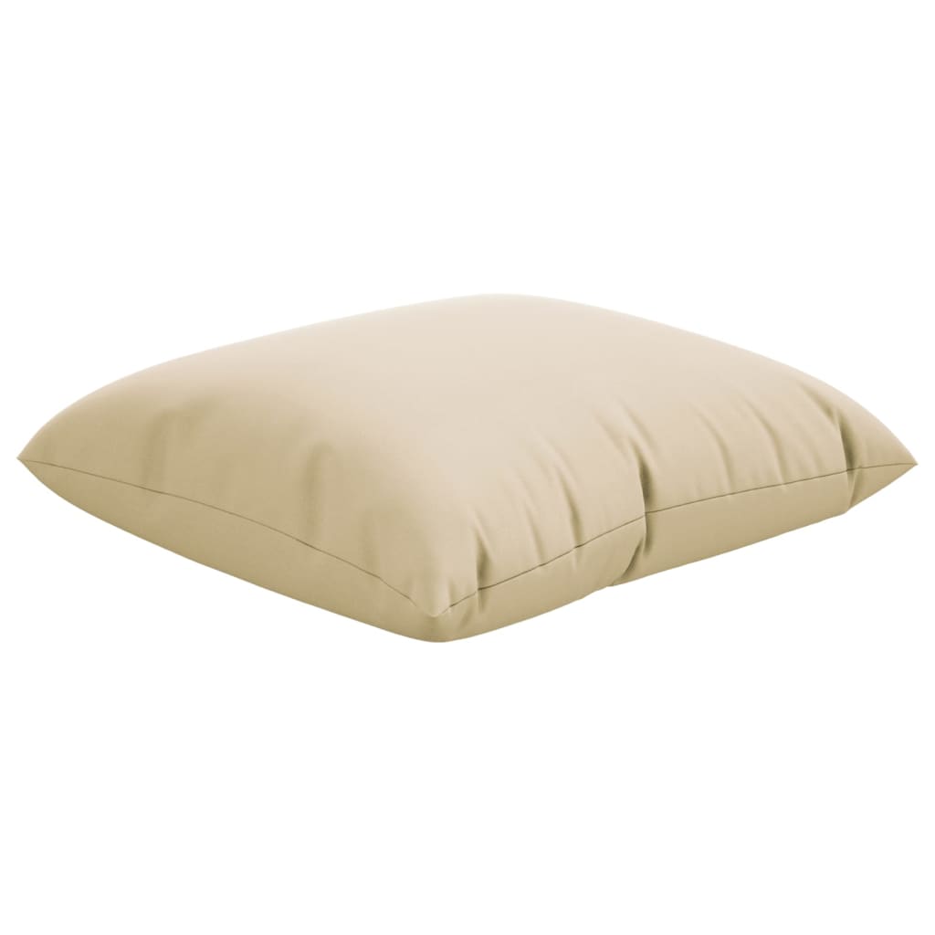 Cuscini per Divano 4 pz Beige 60x60 cm in Tessuto