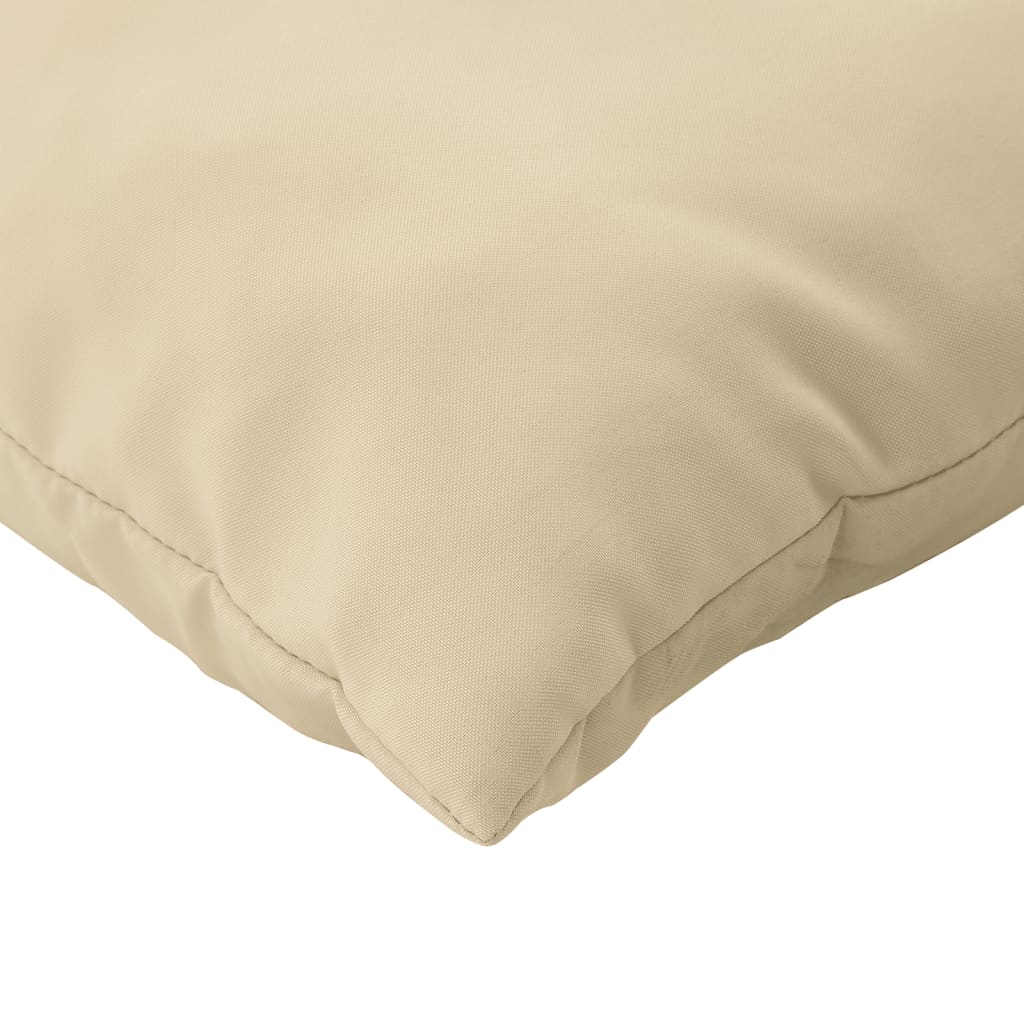 Cuscini per Divano 4 pz Beige 60x60 cm in Tessuto
