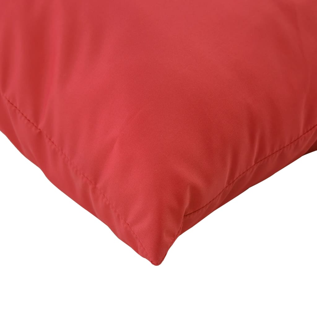 Cuscini per Divano 4 pz Rossi 60x60 cm in Tessuto