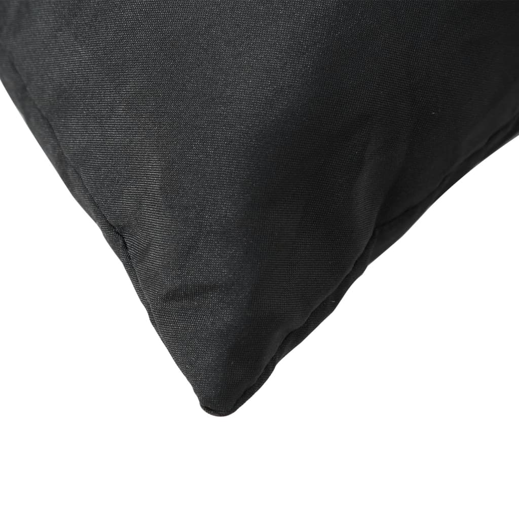 Cuscini per Divano 4 pz Neri 60x60 cm in Tessuto