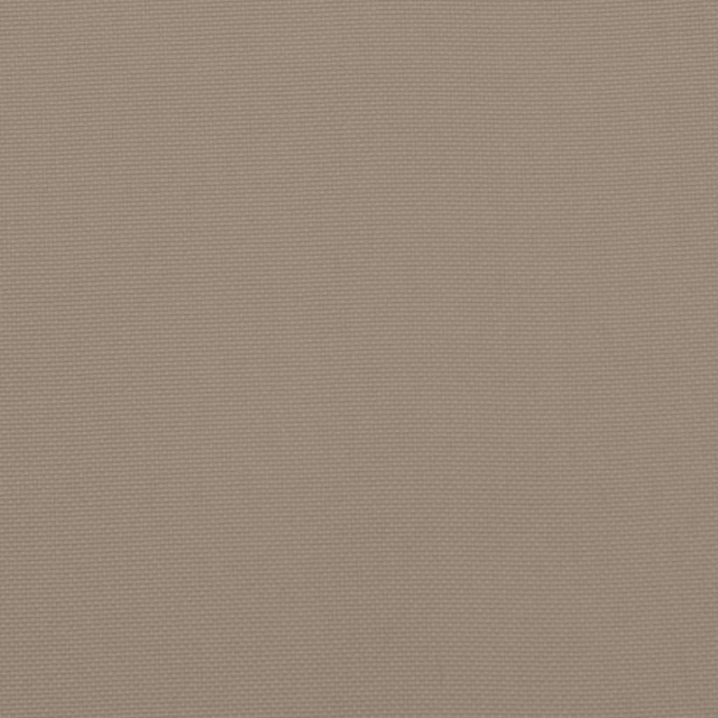 Cuscini per Divano 4 pz Tortora 60x60 cm in Tessuto