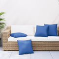 Cuscini per Divano 4 pz Blu Reale 60x60 cm in Tessuto