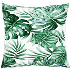 Cuscini per Divano 4 pz Motivo a Foglie 60x60 cm in Tessuto