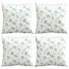 Cuscini Scatter Foglia 4 pcs Motivo Foglia 60 x 60 cm