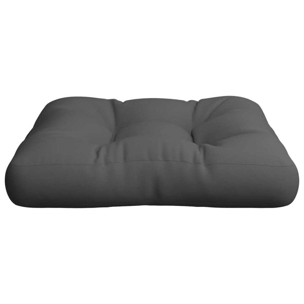 Cuscino per Pallet Antracite 50x50x12 cm in Tessuto