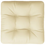 Cuscino per Pallet Crema 50x50x12 cm in Tessuto