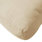Cuscino per Pallet Beige 50x50x12 cm in Tessuto