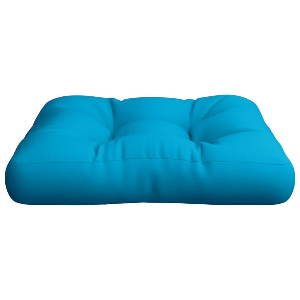 Cuscino per Pallet Blu 50x50x12 cm in Tessuto