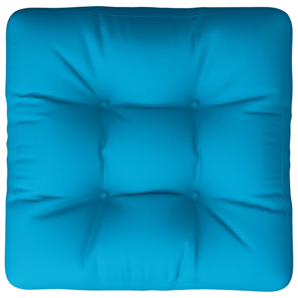 Cuscino per Pallet Blu 50x50x12 cm in Tessuto