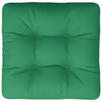 Cuscino per Pallet Verde 50x50x12 cm in Tessuto